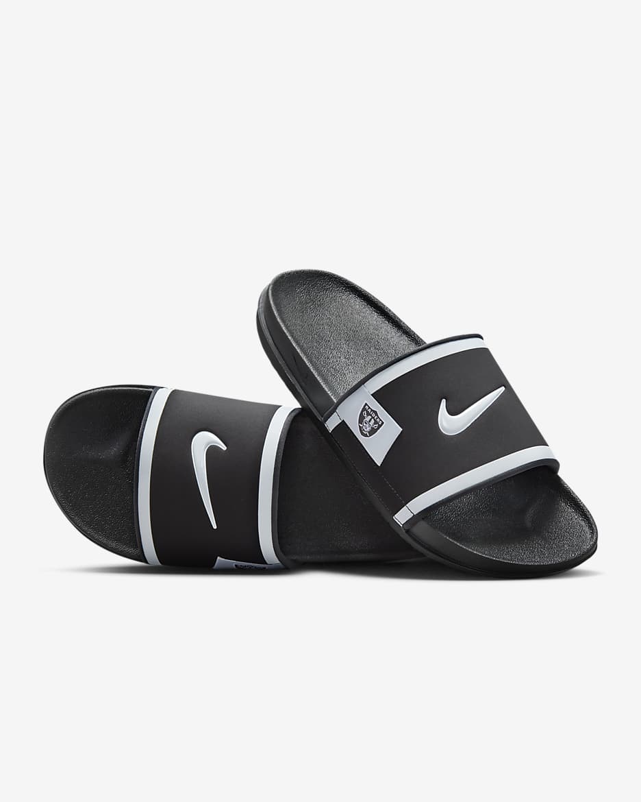 Nike slides with back best sale